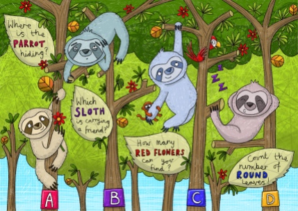 Sloth activity page