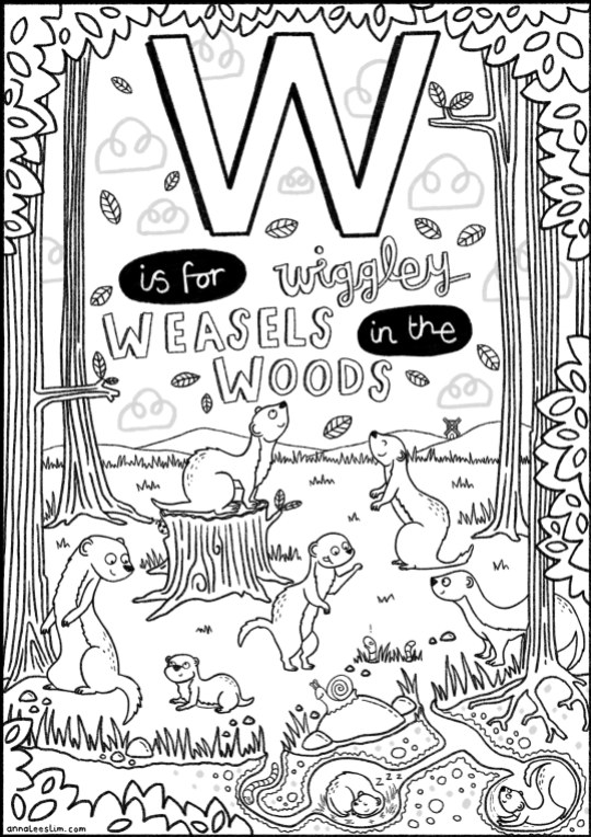 W is for Weasel